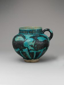 Cup with Running Ibexes, Iran, second half 12th century. Creator: Unknown.
