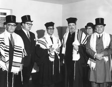 Reconsecration service, Barking and Becontree Synagogue, Essex, 1970. Artist: Unknown