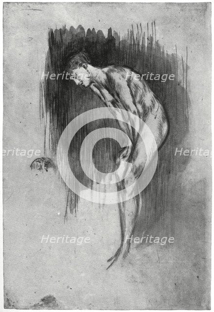 'Tillie, a Model', 1873 (1904).Artist: James Abbott McNeill Whistler