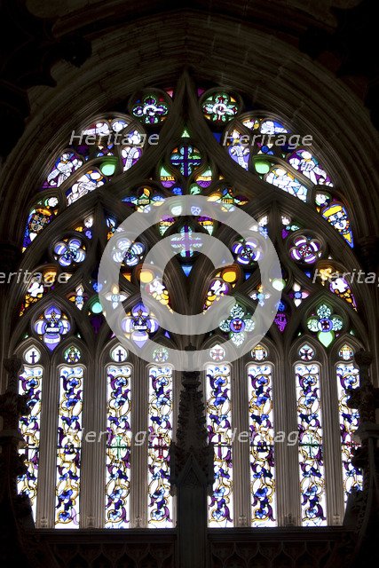 Stained glass window, Monastery of Batalha, Batalha, Portugal, 2009. Artist: Samuel Magal