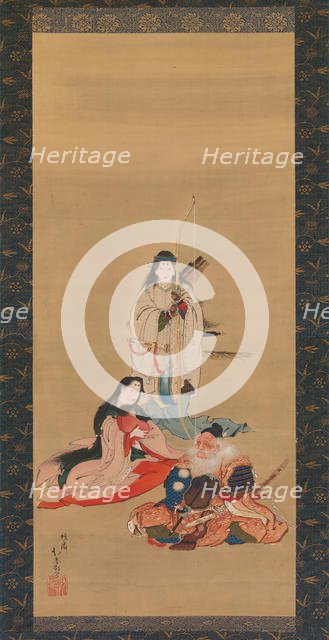 The Legendary Empress Jingu, mid-19th century. Creator: Kosai Hokushin.