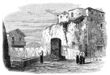 The Tarpeian Rock, Rome, 1864. Creator: Mason Jackson.