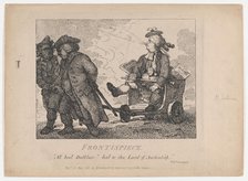 Frontispiece (Picturesque Beauties of Boswell, Part the First), May 15, 1786., May 15, 1786. Creator: Thomas Rowlandson.