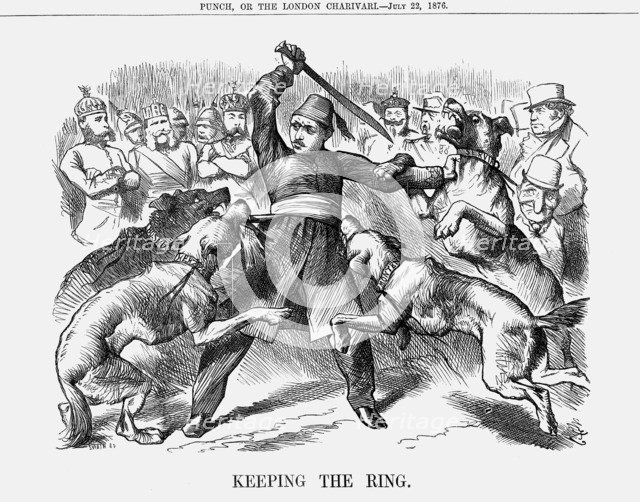 'Keeping the Ring', 1876. Artist: Joseph Swain