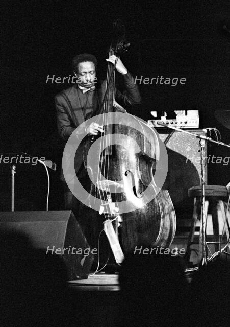 Reggie Workman, Fairfield Halls, Croydon, Nov 1987. Creator: Brian O'Connor.