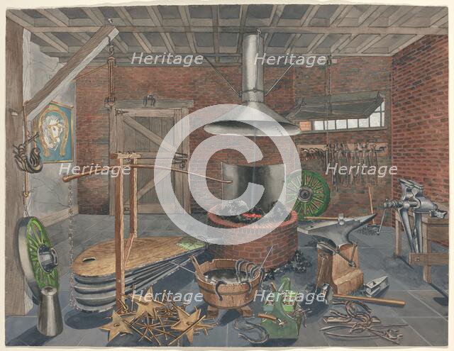 Blacksmith Shop, 1935/1942. Creator: Perkins Harnly.
