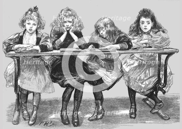 ''Free Education--A Difficult Problem, drawn from life', 1891. Creator: Unknown.