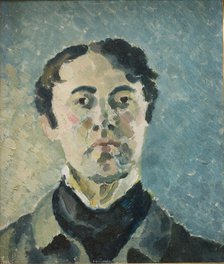 Self-portrait, 1907. Creator: Giersing, Harald (1881-1927).