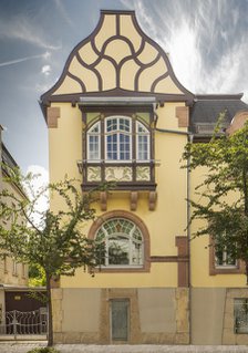Jugenstil house, Cranachstrasse 21, Weimar, Germany, (c1905), 2018. Artist: Alan John Ainsworth.