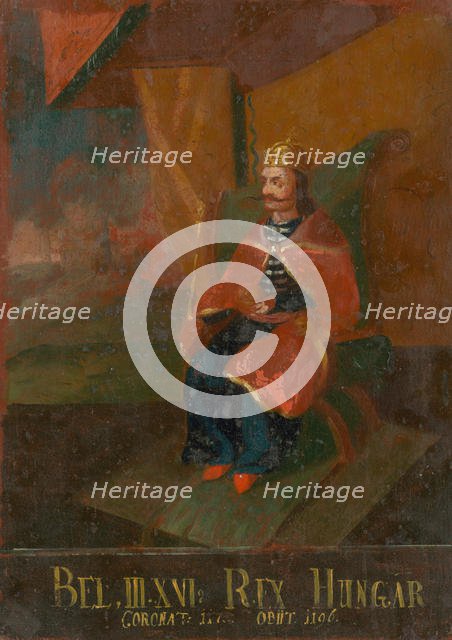 King Bela III of Hungary and Croatia, First half of the 18th cent.. Creator: Anonymous.