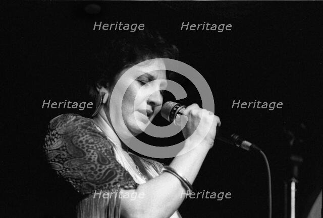 Flora Purim, Ronnie Scott's Jazz Club, Soho, London, May 1989. Creator: Brian O'Connor.