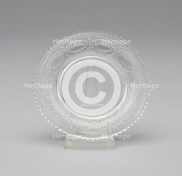 Cup plate, c. 1843. Creator: Unknown.