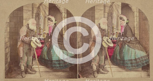 Charity., about 1860. Creator: Paul Emile Chappuis.