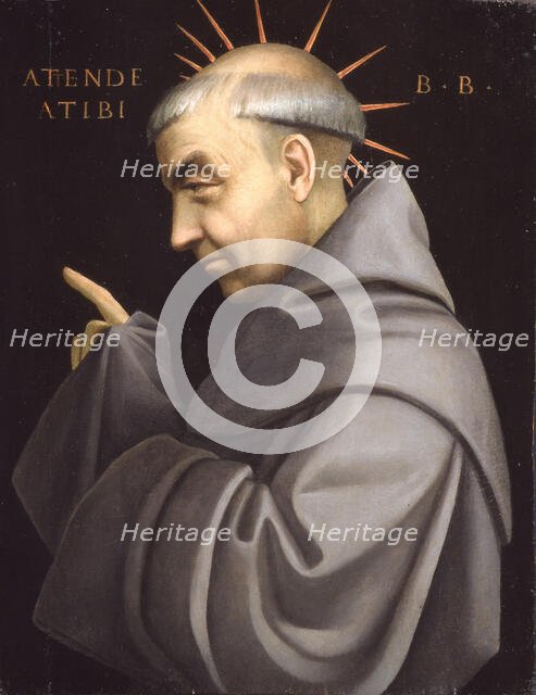 Blessed Bernardine of Feltre, 1517. Creator: Morando (Il Cavazzola), Paolo (1486-1522).