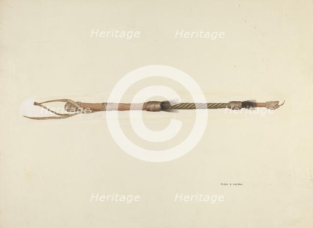 Quirt, c. 1939. Creator: Flora G. Guerra.