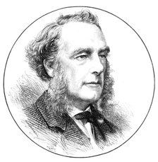 The new House of Commons: Mr. Arthur Mills, M.P. for Exeter, 1874. Creator: Unknown.