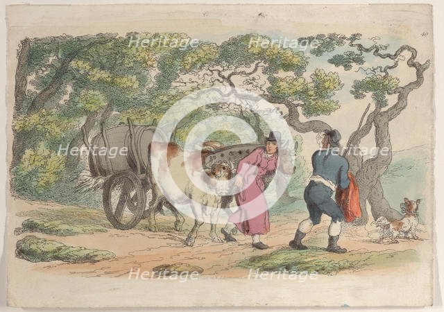 Plate 40, from "World in Miniature", 1816., 1816. Creator: Thomas Rowlandson.
