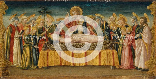 The Dormition of the Virgin. Artist: Neri di Bicci (1418-1492)