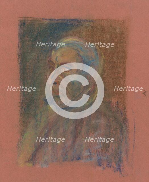 Portrait of a man, 1930-1944. Creator: Arnold Peter Weisz-Kubincan.