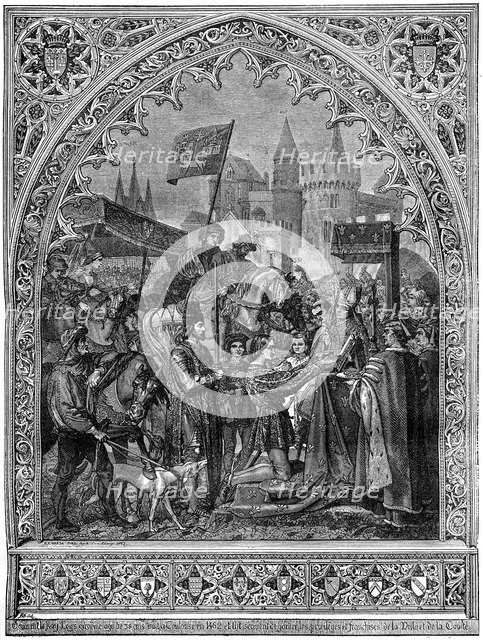 Entry of Louis XI of France into Troyes, 1462 (1882-1884). Artist: Unknown