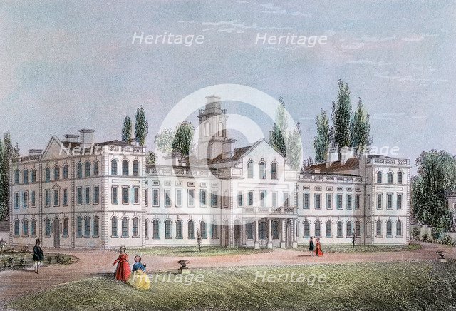 Smallpox Hospital, Highgate, London, c1871. Artist: Unknown