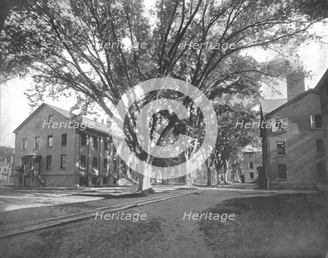 The Reading Hall and Treasury, Yale College, New Haven, Connecticut, USA, c1900.  Creator: Unknown.