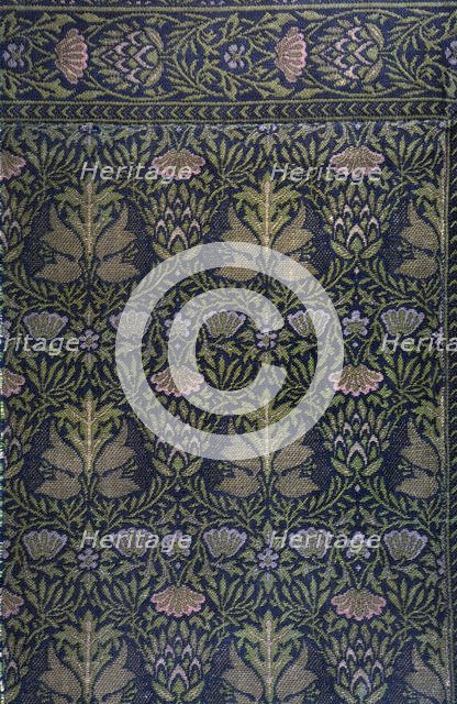 Artichoke. Rug, c. 1880. Creator: Morris, William (1834-1896).