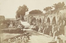 Palatine Hill - Ruins of the Emperors' Residence, Rome, between 1870-1880. Creator: Unknown.