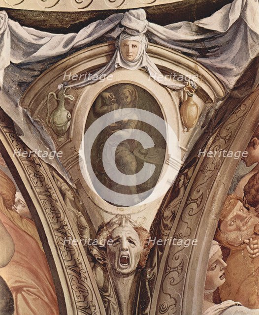 Allegories Of The Cardinal Virtues. Frescoes In The Chapel Of Eleonora Da Toledo. Artist: Bronzino, Agnolo (1503-1572)