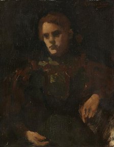 Study after the Model (Geesje Kwak?), c.1880-c.1923. Creator: George Hendrik Breitner.