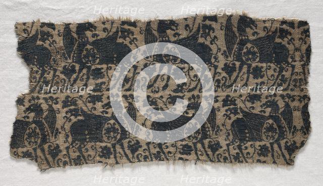 Fragment from Funeral Garment or Pall, 1100s. Creator: Unknown.