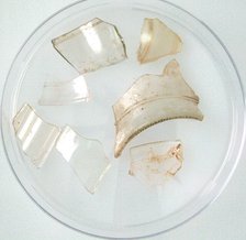 Glass Fragments, Coptic, 4th-early 5th century. Creator: Unknown.