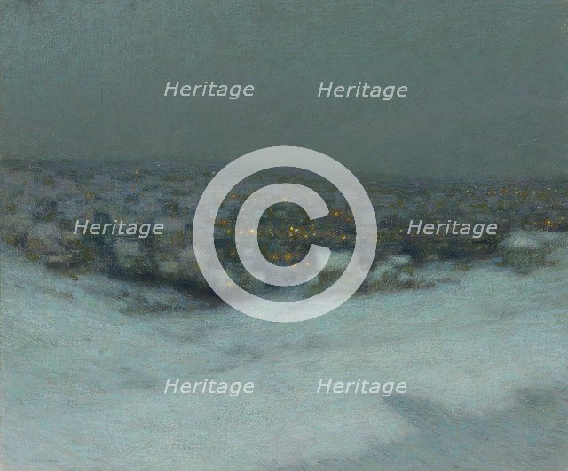 Snow on a Moonlit Night, 1903.