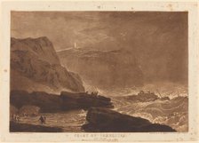 Coast of Yorkshire, published 1811. Creators: JMW Turner, William Say.