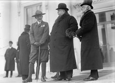 Sir Robert Baden-Powell, William Howard Taft and James Bryce, 1911. Creator: Harris & Ewing.