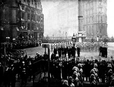The Funeral of Mr. Gladstone: ...chief mourners, ...private secretaries and physicians, 1898. Creator: SB Bolas & Co.
