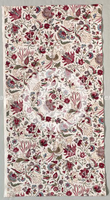 Fragment of a Quilted Skirt, c. 1785. Creator: Unknown.