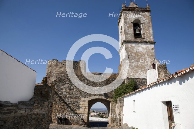 The tower of the gate at Monsaraz, Potugal, 2009. Artist: Samuel Magal