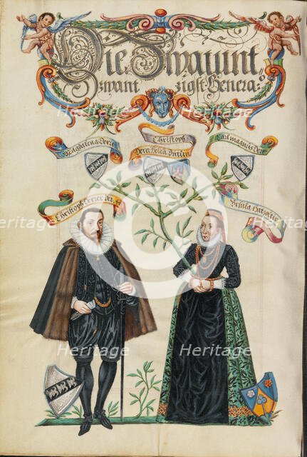 The Twenty-Second Generation, Christoph Derrer, about 1626-1711. Creator: Unknown.