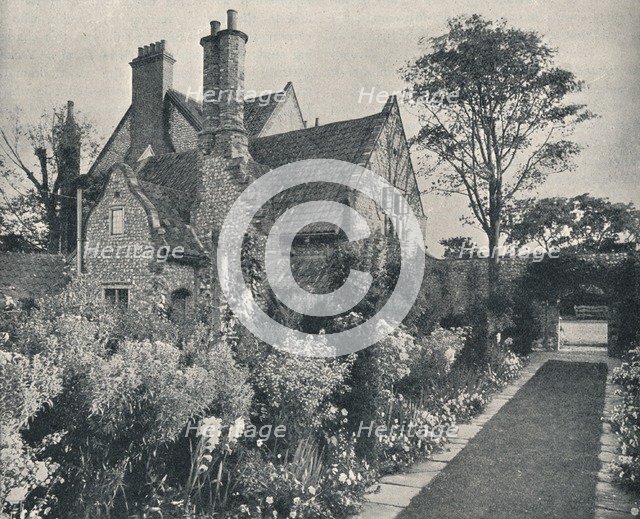'Runton Old Hall, Norfolk, View from North-West', c1909. Artist: Unknown.