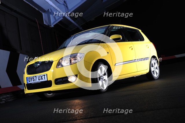 SKODA Fabia 2007. Artist: Simon Clay.