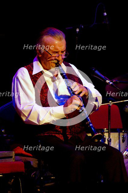 Acker Bilk, Dorking Halls, Dorking, Surrey, 2012. Artist: Brian O'Connor.