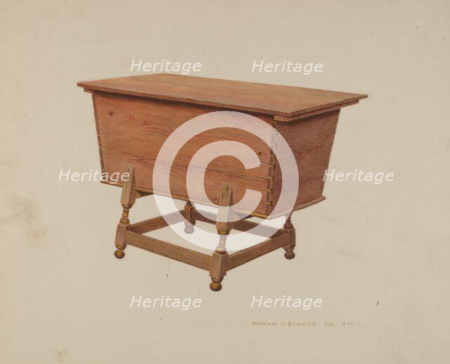 Dough Bin, c. 1939. Creator: William H Edwards.