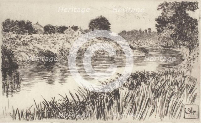 On the Bronx, 1900. Creator: Otto Henry Bacher.