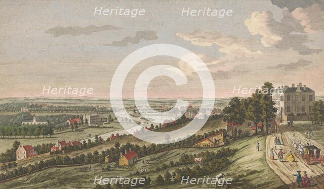 View of a river with ships and boats on the water in moonlight, 1753-1797. Creators: Pierre François Basan   , Pierre Fouquet, Pierre Jacques Duret.