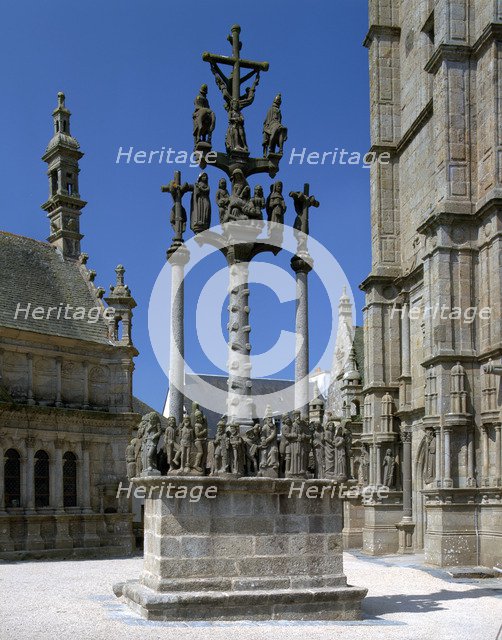 Calvary, St Thegonnec, Brittany, France