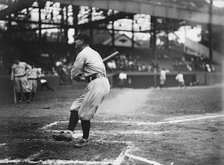Unidentified Cleveland Al Player, at National Park, Washington, D.C. (Baseball), 1913. Creator: Harris & Ewing.