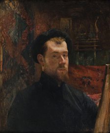 Autoportrait, between 1880 and 1889. Creator: Charles Cottet.