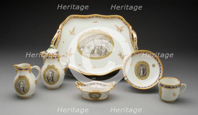 Coffee Service, Vienna, c. 1770. Creator: Vienna State Porcelain Manufactory.