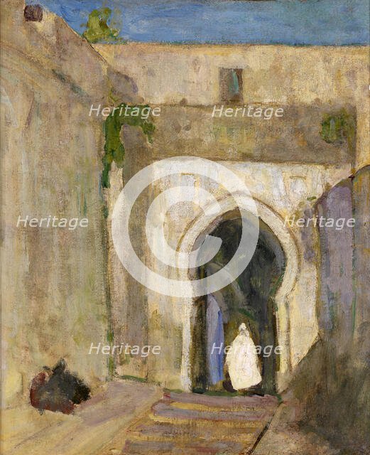 Gateway, Tangier, ca. 1910. Creator: Henry Ossawa Tanner.